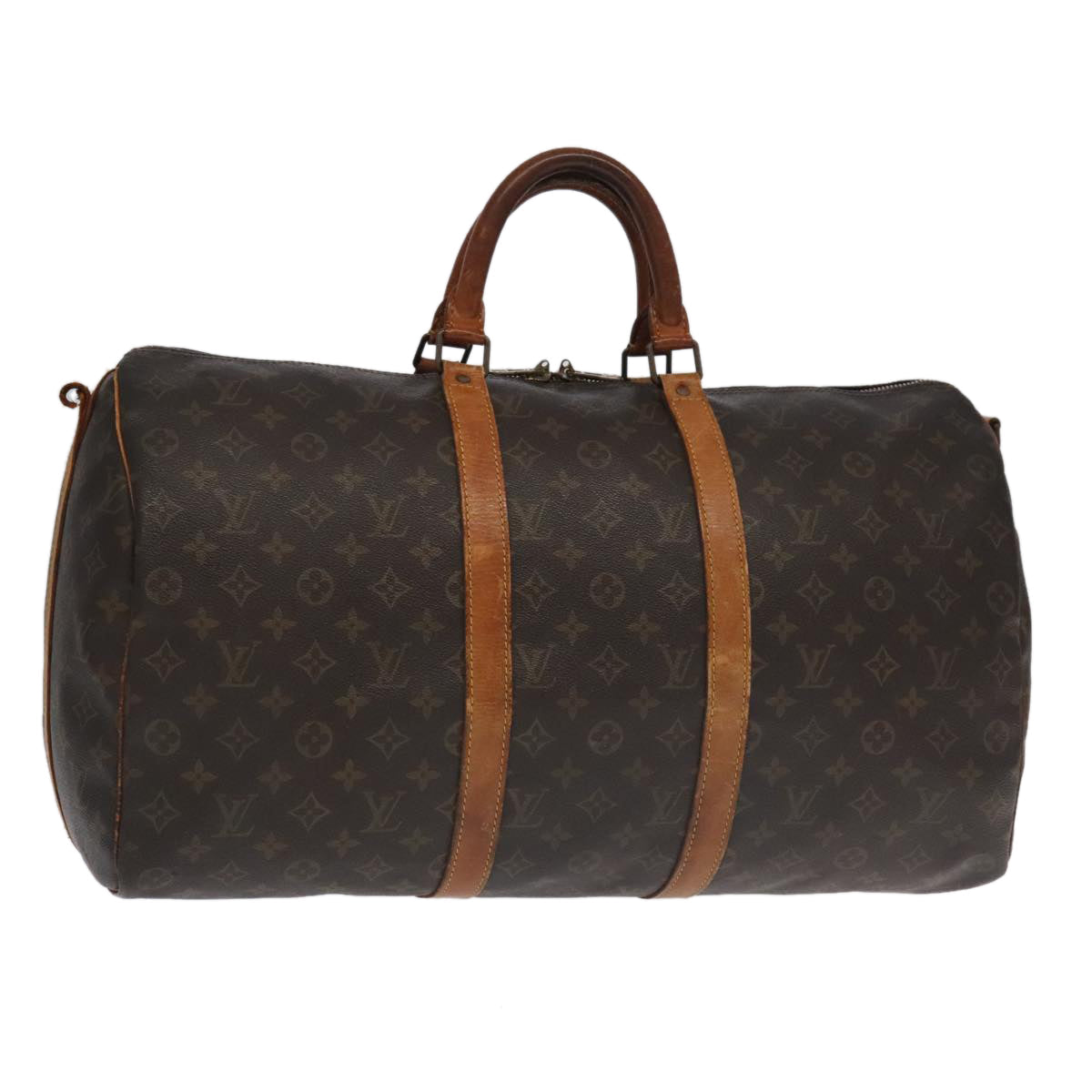 LOUIS VUITTON Monogram Keepall Bandouliere 50 Boston Bag M41416 LV 96963