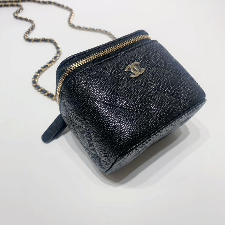 No.3980-Chanel Caviar Mini Vanity With Classic Chain (Brand New / 全新)