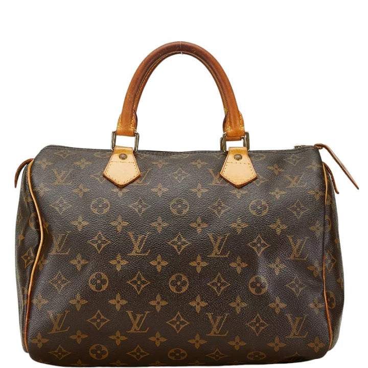 Louis Vuitton Monogram Speedy 30 Handbag Mini Boston Bag M41526