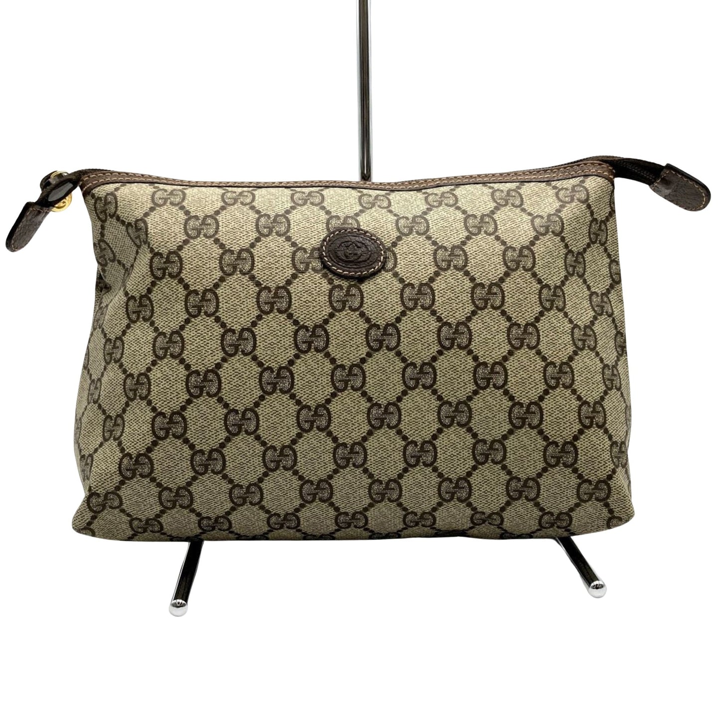 Gucci Gg Supreme  Canvas Clutch Bag