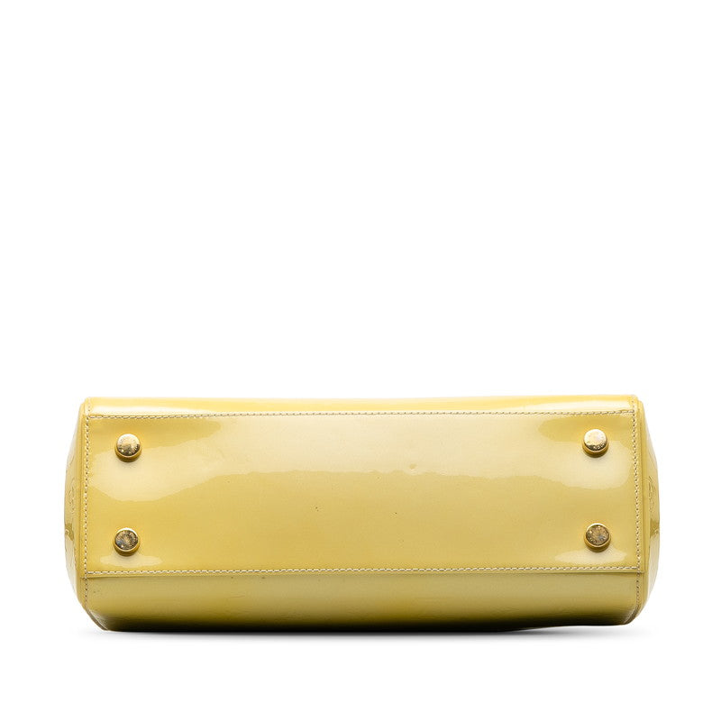Louis Vuitton Monogram Vernis Blair MM Handbag Shoulder Bag 2WAY M90108 Citrine Yellow Patent Leather  Louis Vuitton