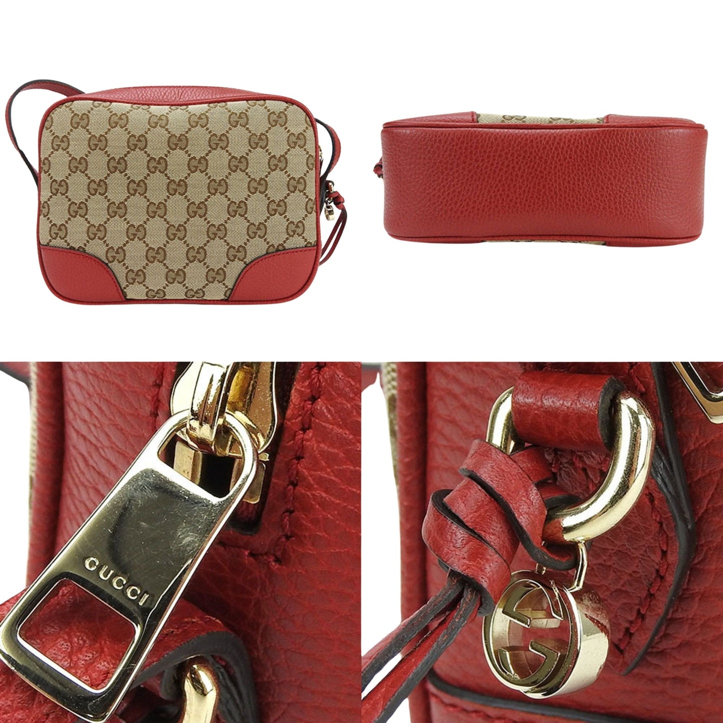 Luxury Gucci Trending 2025 Bree  Canvas Shoulder Bag ()