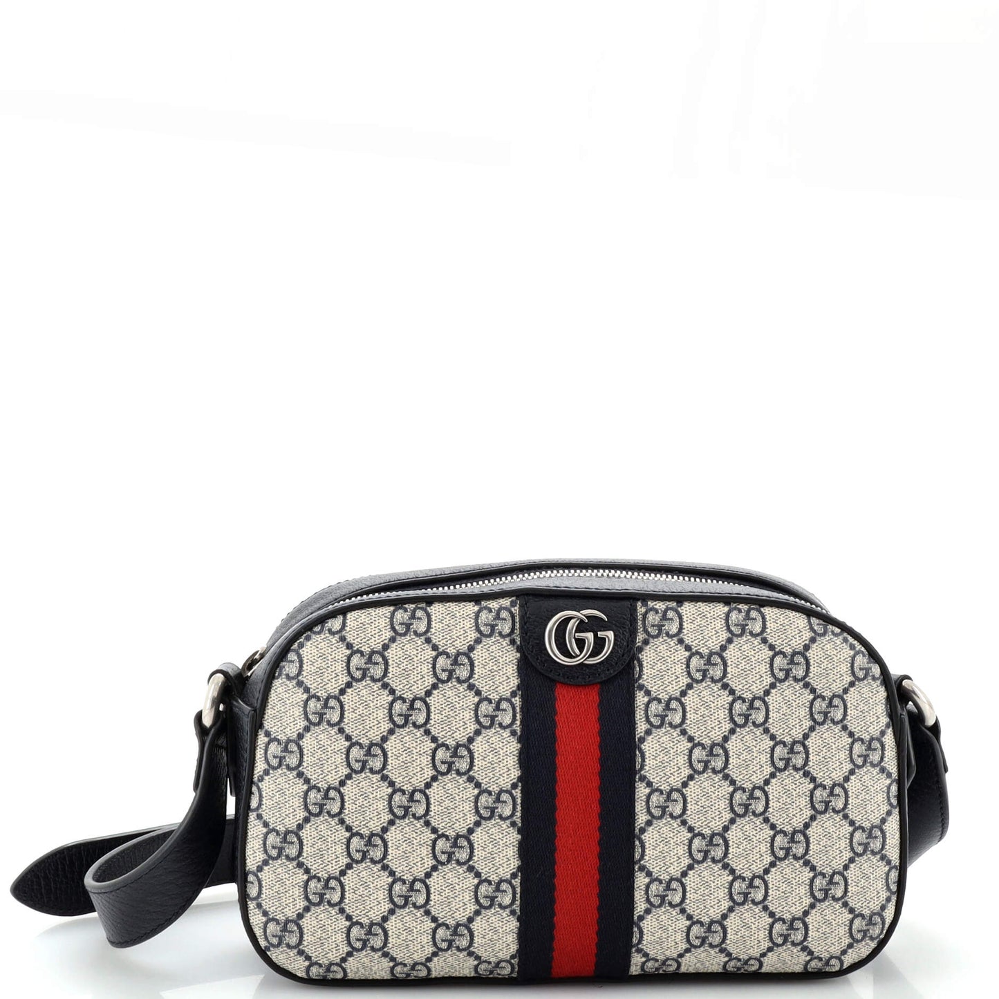 Luxury Gucci Trending 2025 Ophidia Camera Shoulder Bag GG Coated Canvas Small