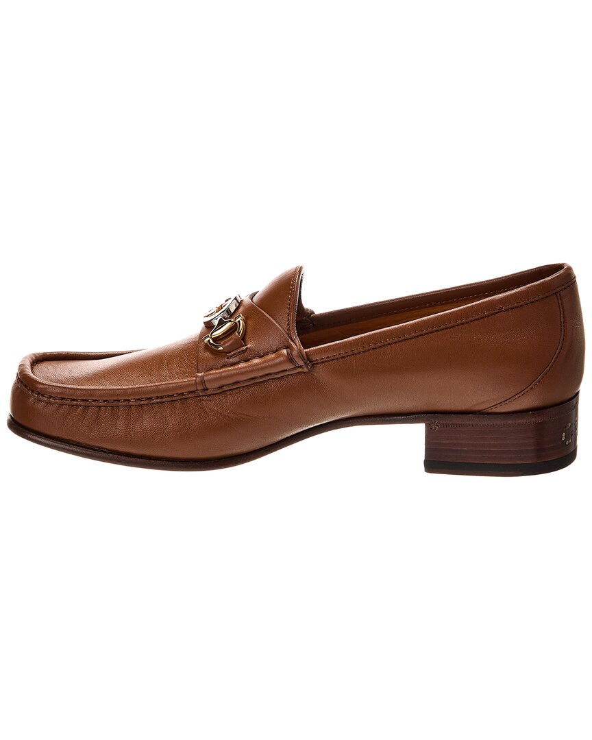 Gucci Interlocking G Horsebit Leather Loafer