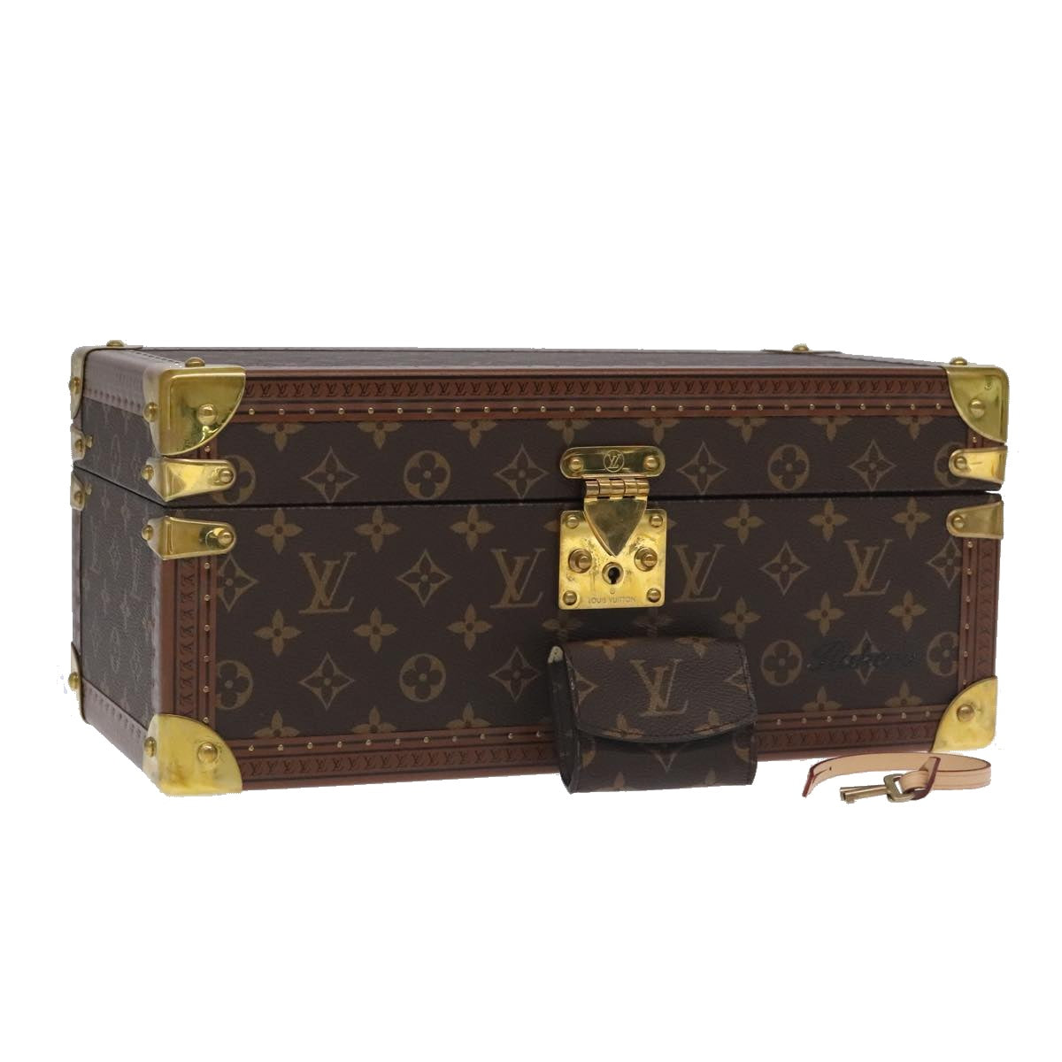 LOUIS VUITTON Monogram Accessories Jewelry Box M20209 LV 97056SA