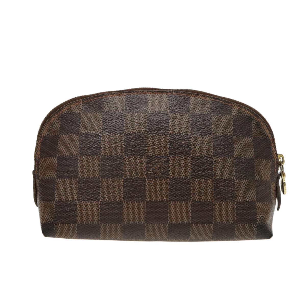 LOUIS VUITTON Damier Ebene Pochette Cosmetic PM Pouch N47516 LV 97080