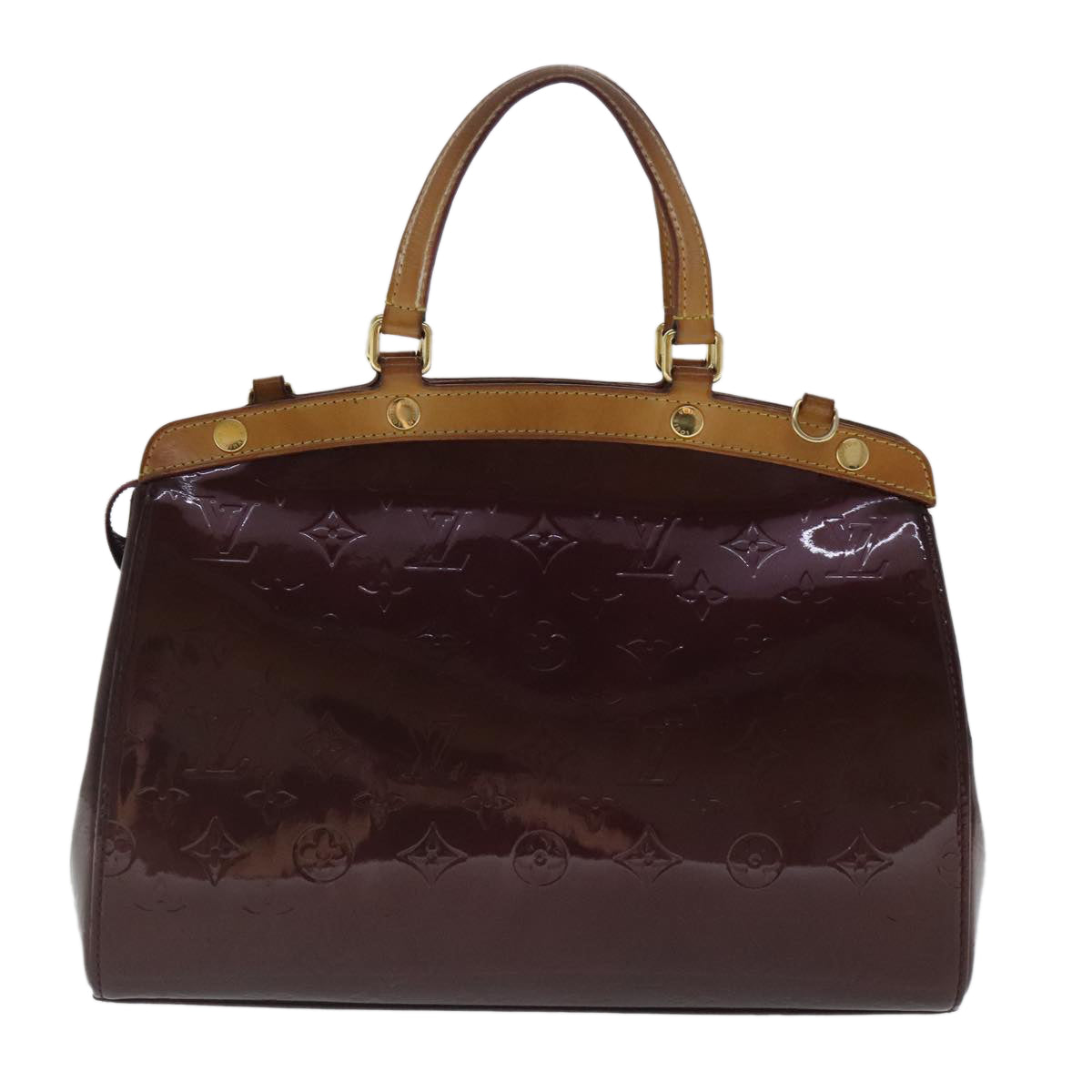 LOUIS VUITTON Monogram Vernis Blair MM Hand Bag Rouge Favist M91690 97084
