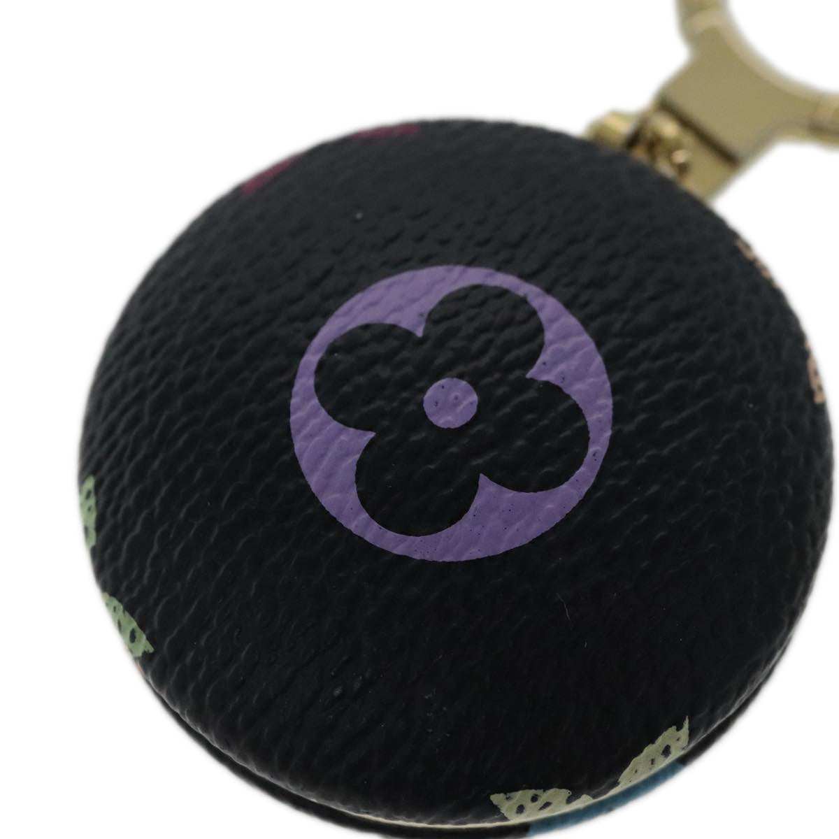 LOUIS VUITTON Multicolor Canvas Astropill Key Holder Black M51912 97113