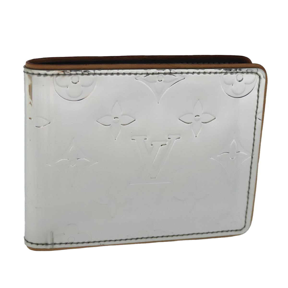 LOUIS VUITTON Mirror Portefeuille Slender Wallet Silver M80806 LV 97115