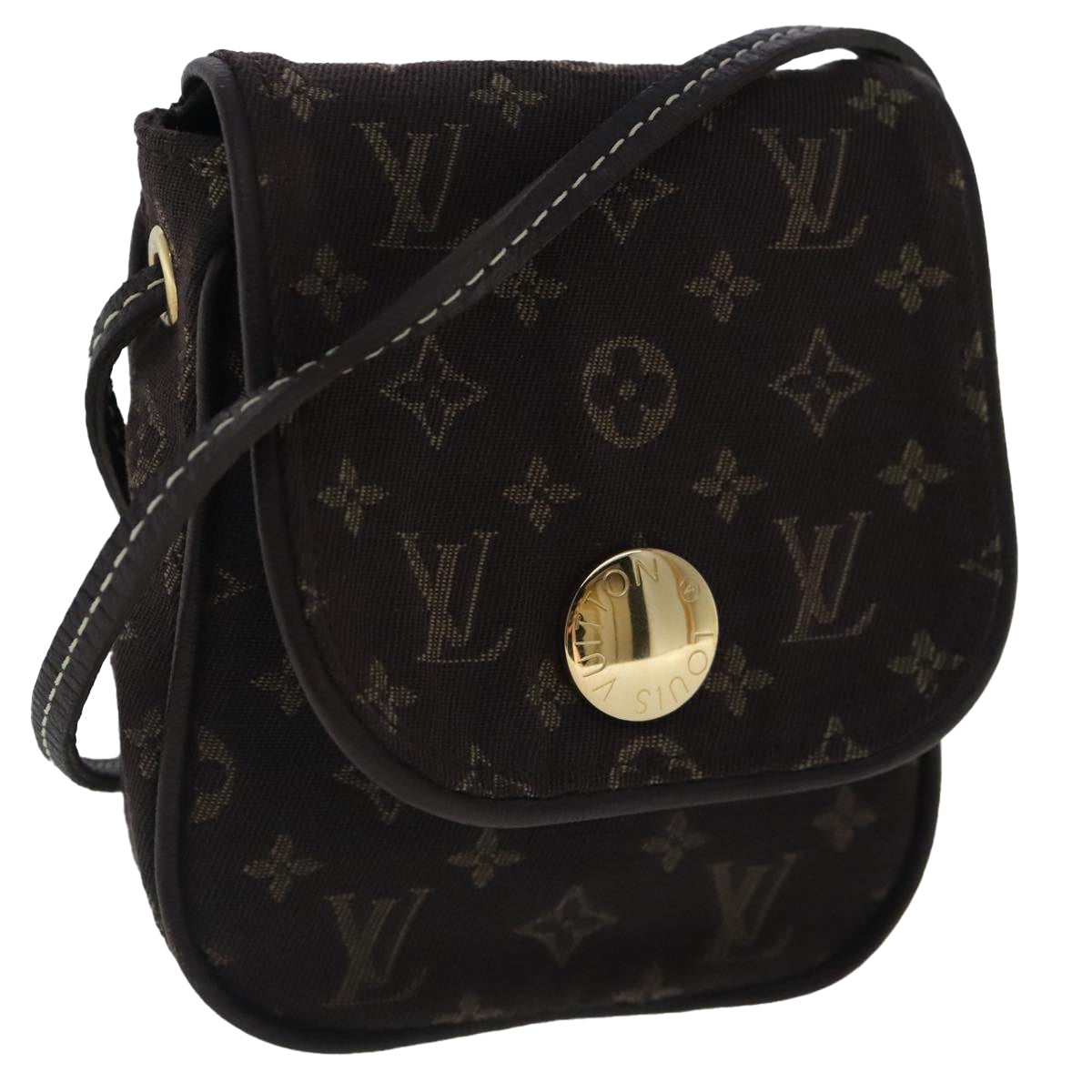 LOUIS VUITTON Monogram Mini Pochette Cancun Pouch Brown M95313 LV 97119