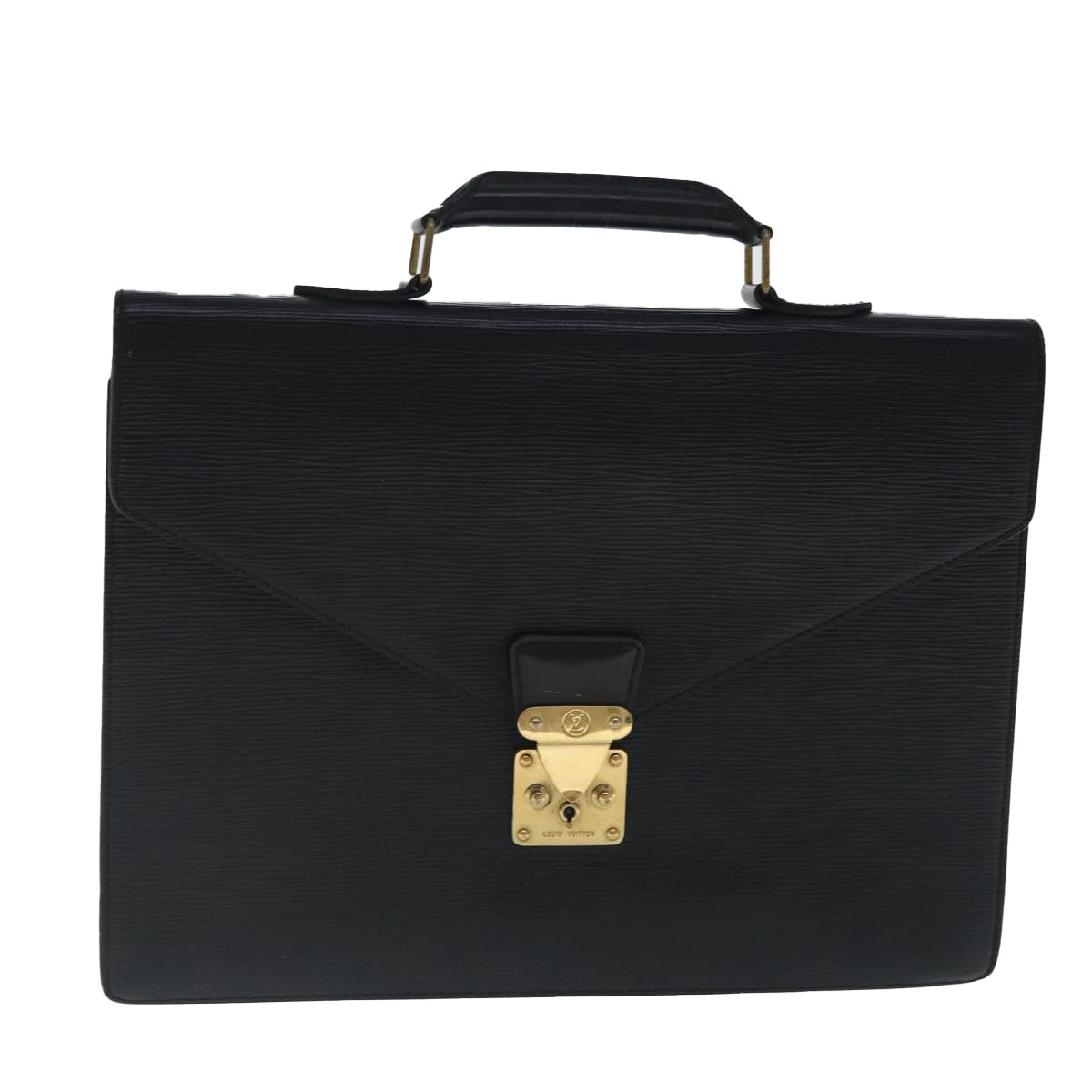 LOUIS VUITTON Epi Serviette Conseiller Business Bag Black M54422 LV 97125