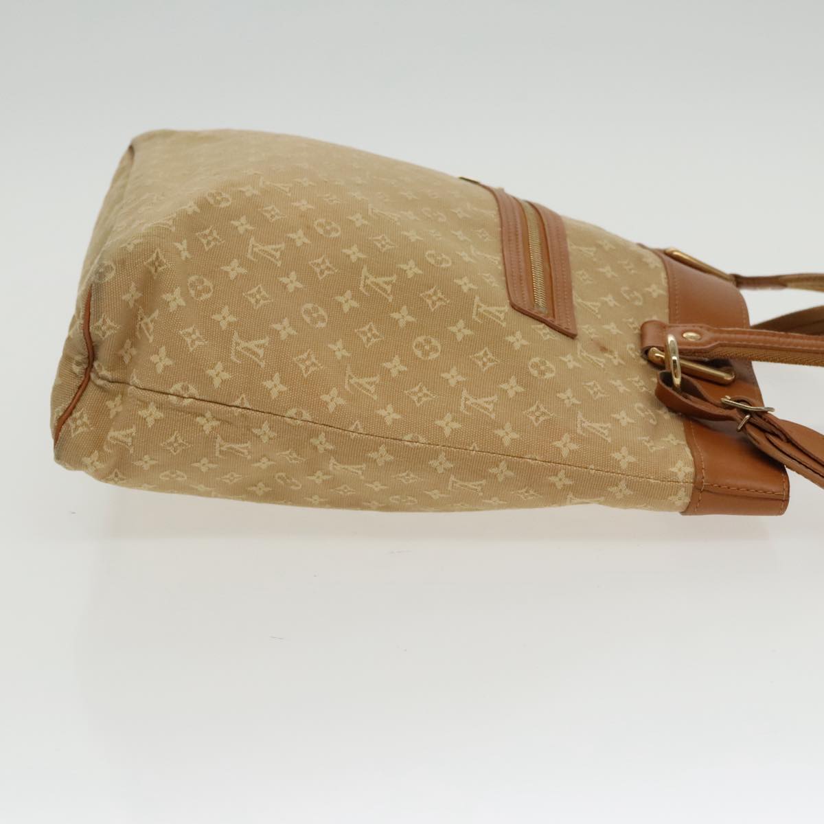 LOUIS VUITTON Monogram Mini Lucille GM Tote Bag Beige M92683 LV 97127