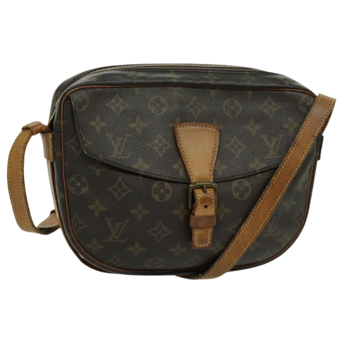 LOUIS VUITTON Monogram Jeune Fille GM Shoulder Bag M51225 LV 97136