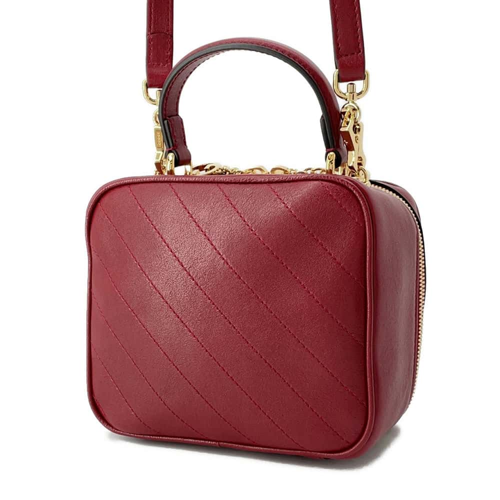 Luxury Gucci Trending 2025 Blondie Top Handle Bag Red 744434 Leather