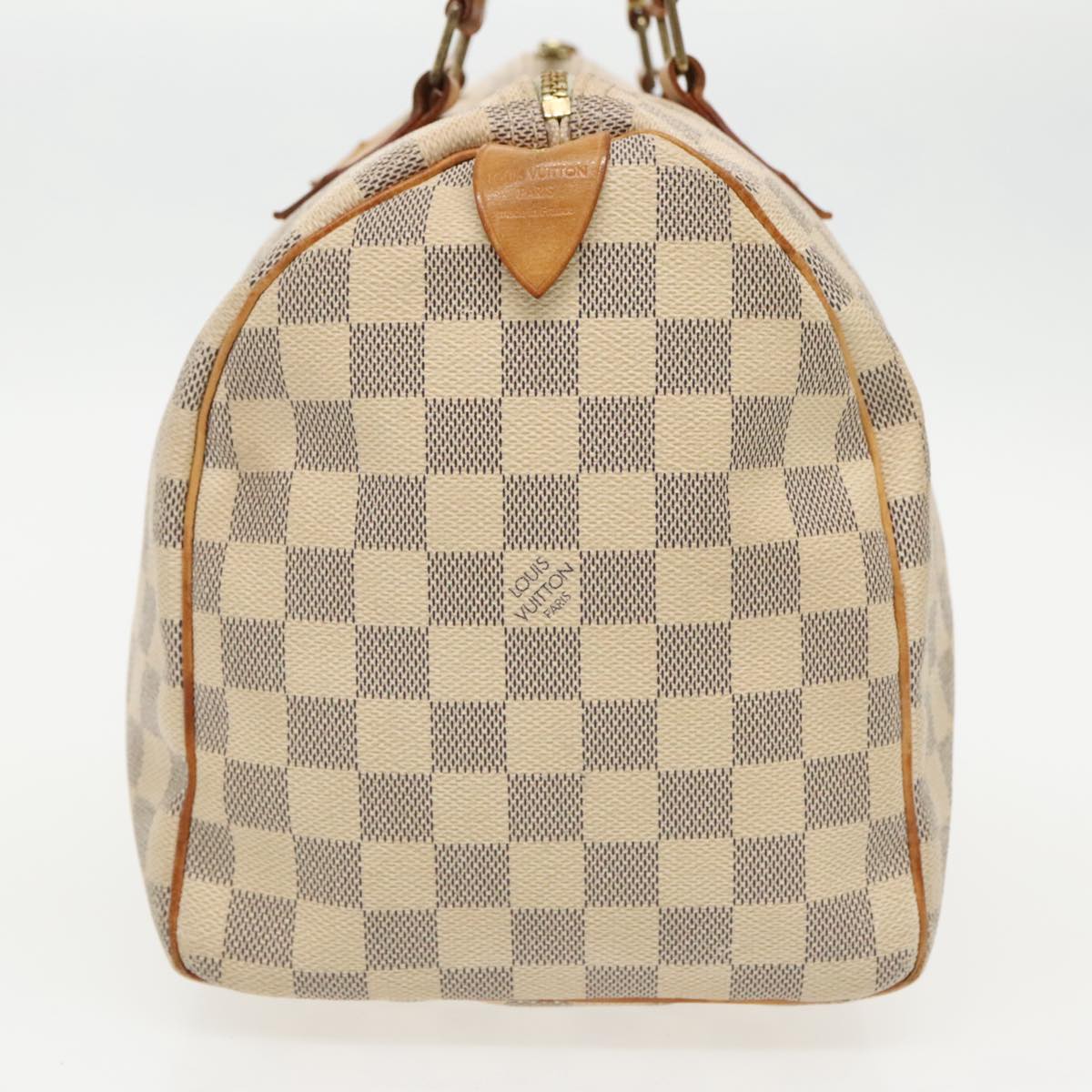 LOUIS VUITTON Damier Azur Speedy 30 Hand Bag N41533 LV 97157