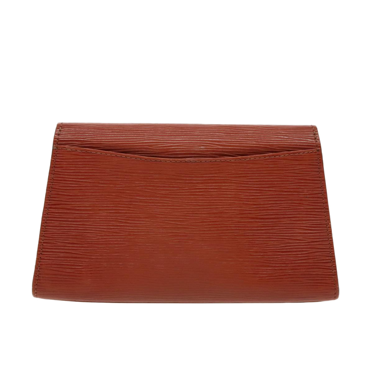 LOUIS VUITTON Epi Art Deco Clutch Bag Brown M52633 LV 97187