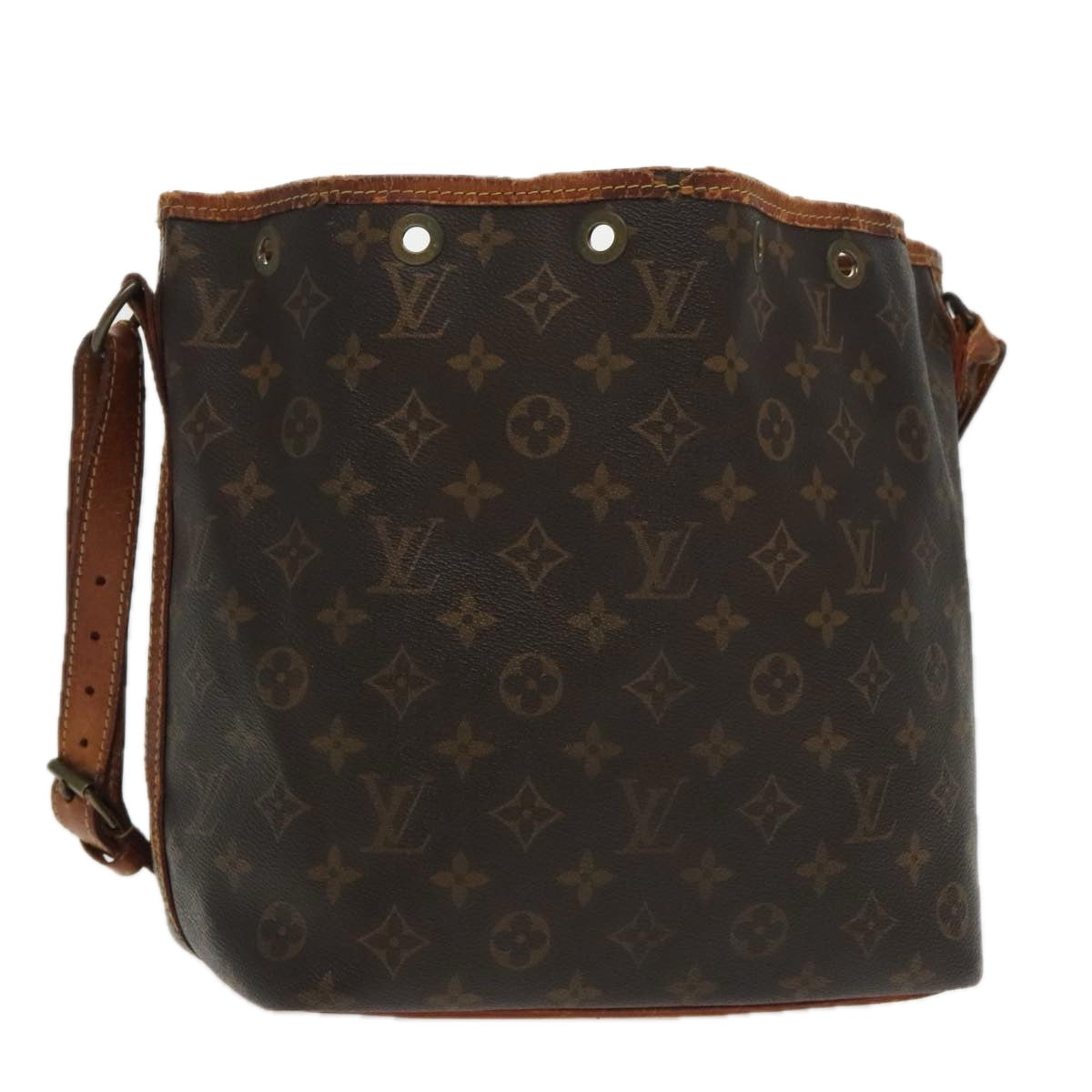LOUIS VUITTON Monogram Petit Noe Shoulder Bag M42226 LV 97198