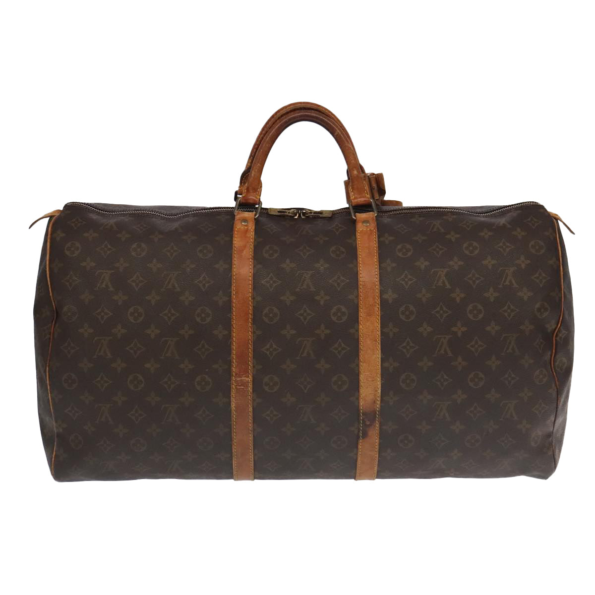 LOUIS VUITTON Monogram Keepall 60 Boston Bag M41422 LV 97203