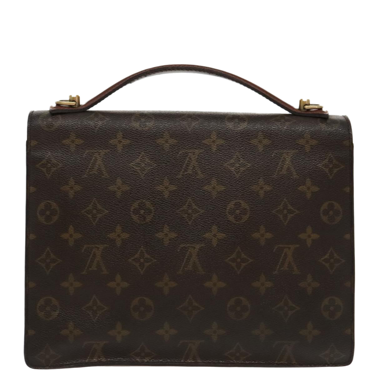 LOUIS VUITTON Monogram Monceau 28 Hand Bag 2way M51185 LV 97222
