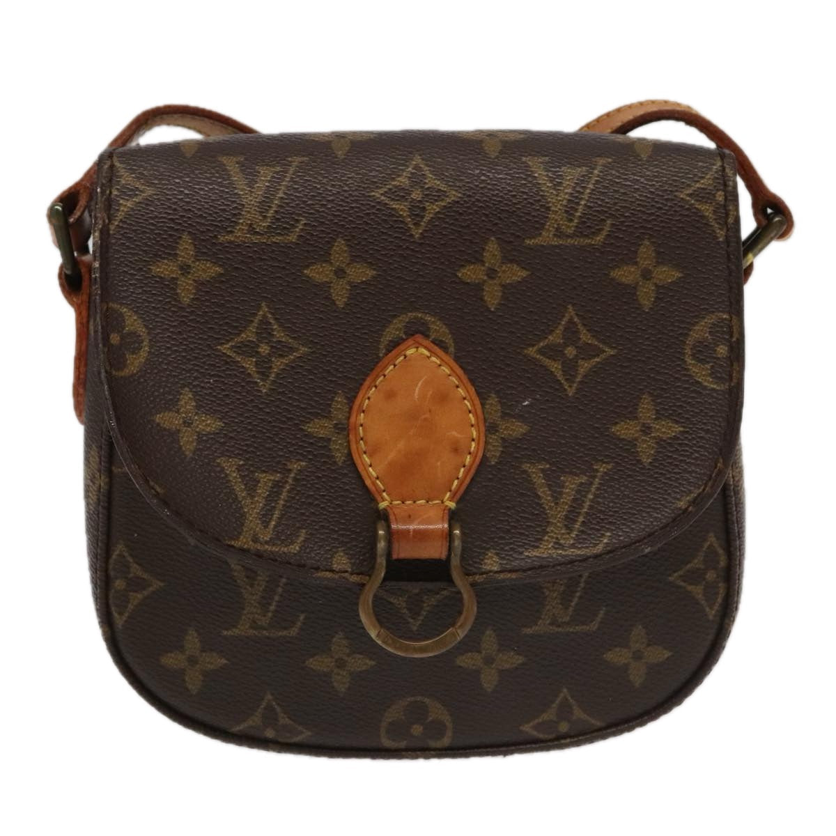 LOUIS VUITTON Monogram Saint Cloud PM Shoulder Bag M51244 LV 97239
