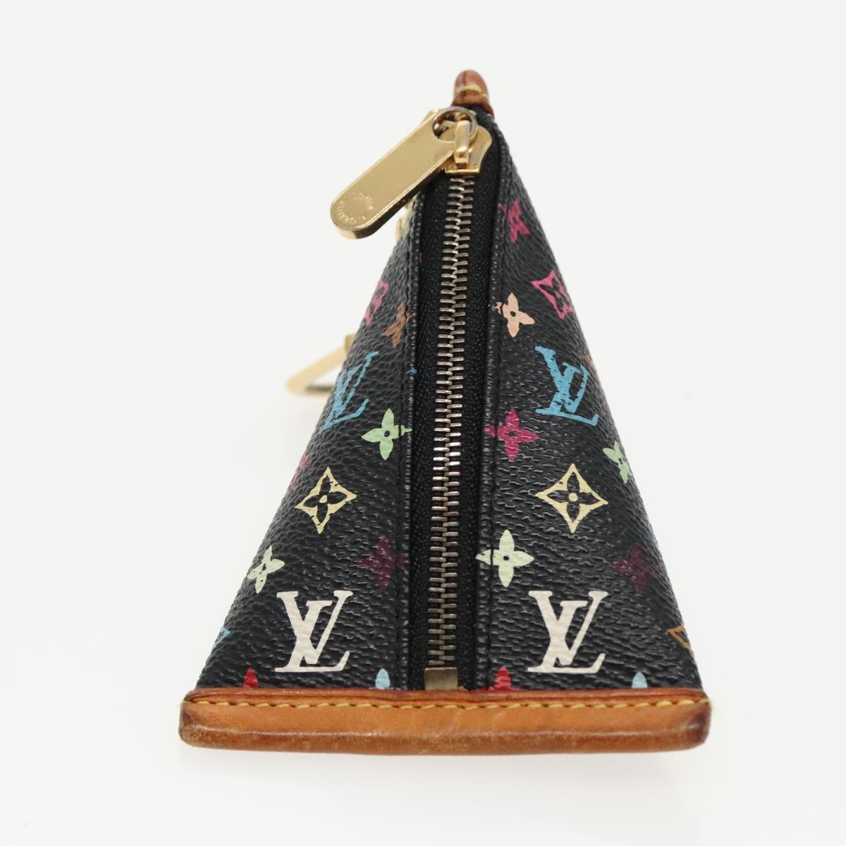 LOUIS VUITTON Monogram Multicolor Berlingo Coin Purse Black M58029 97242