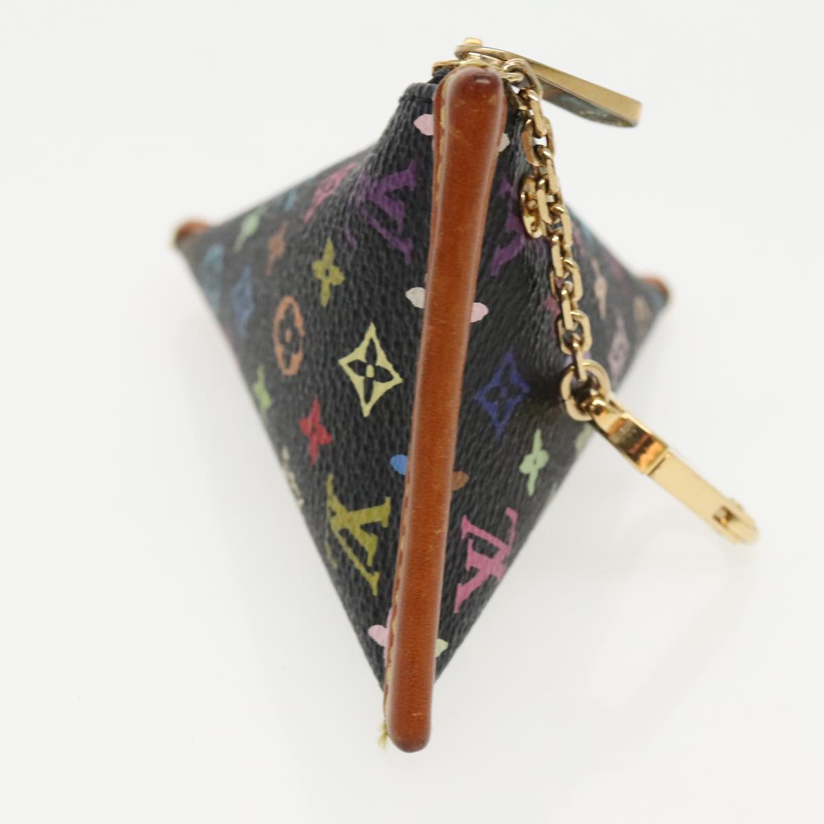 LOUIS VUITTON Monogram Multicolor Berlingo Coin Purse Black M58029 97242