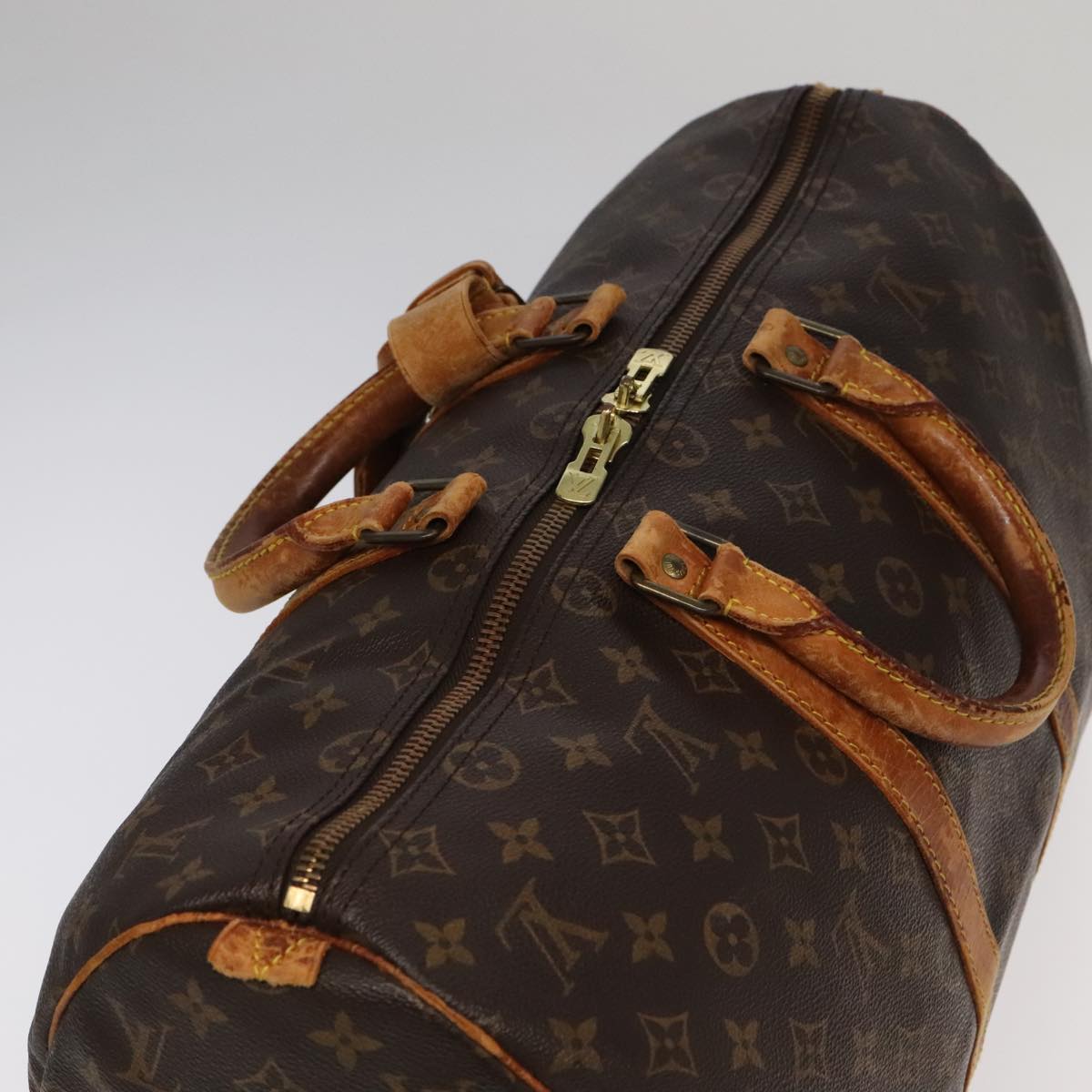 LOUIS VUITTON Monogram Keepall 45 Boston Bag M41428 LV 97262
