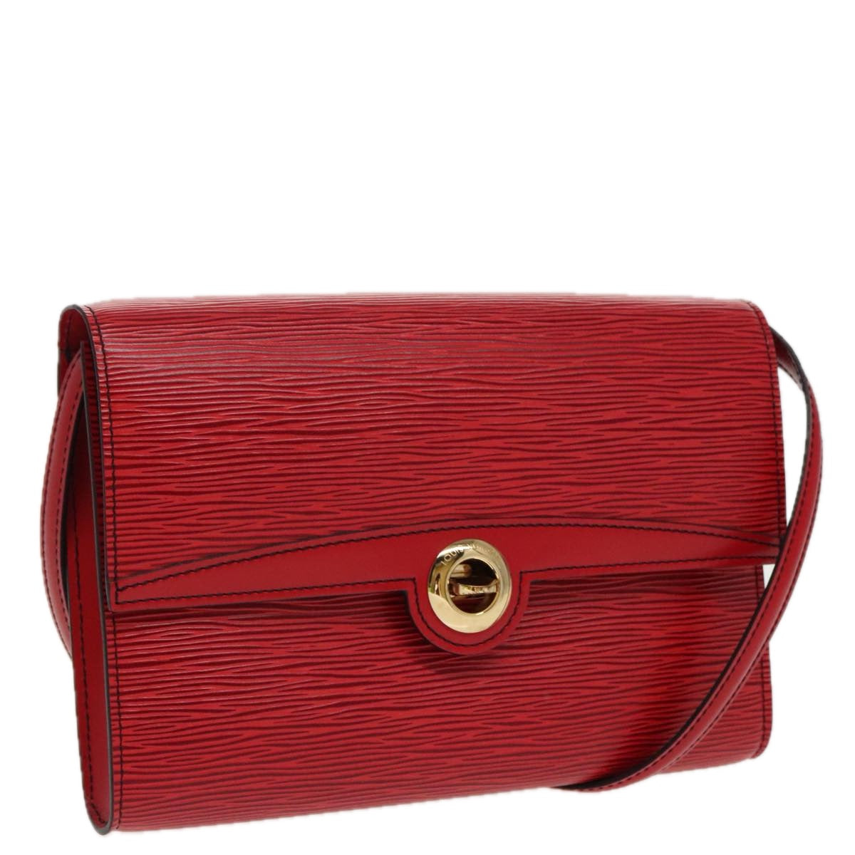 LOUIS VUITTON Epi Pochette Arche Shoulder Bag Red M52577 LV 97269