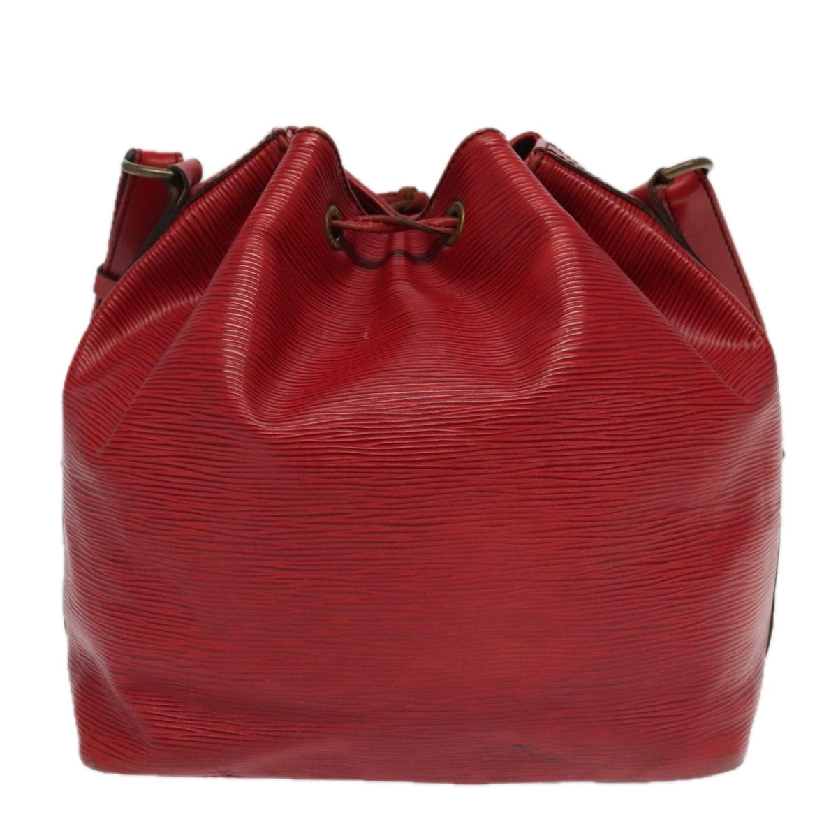 LOUIS VUITTON Epi Petit Noe Shoulder Bag Red M44107 LV 97281
