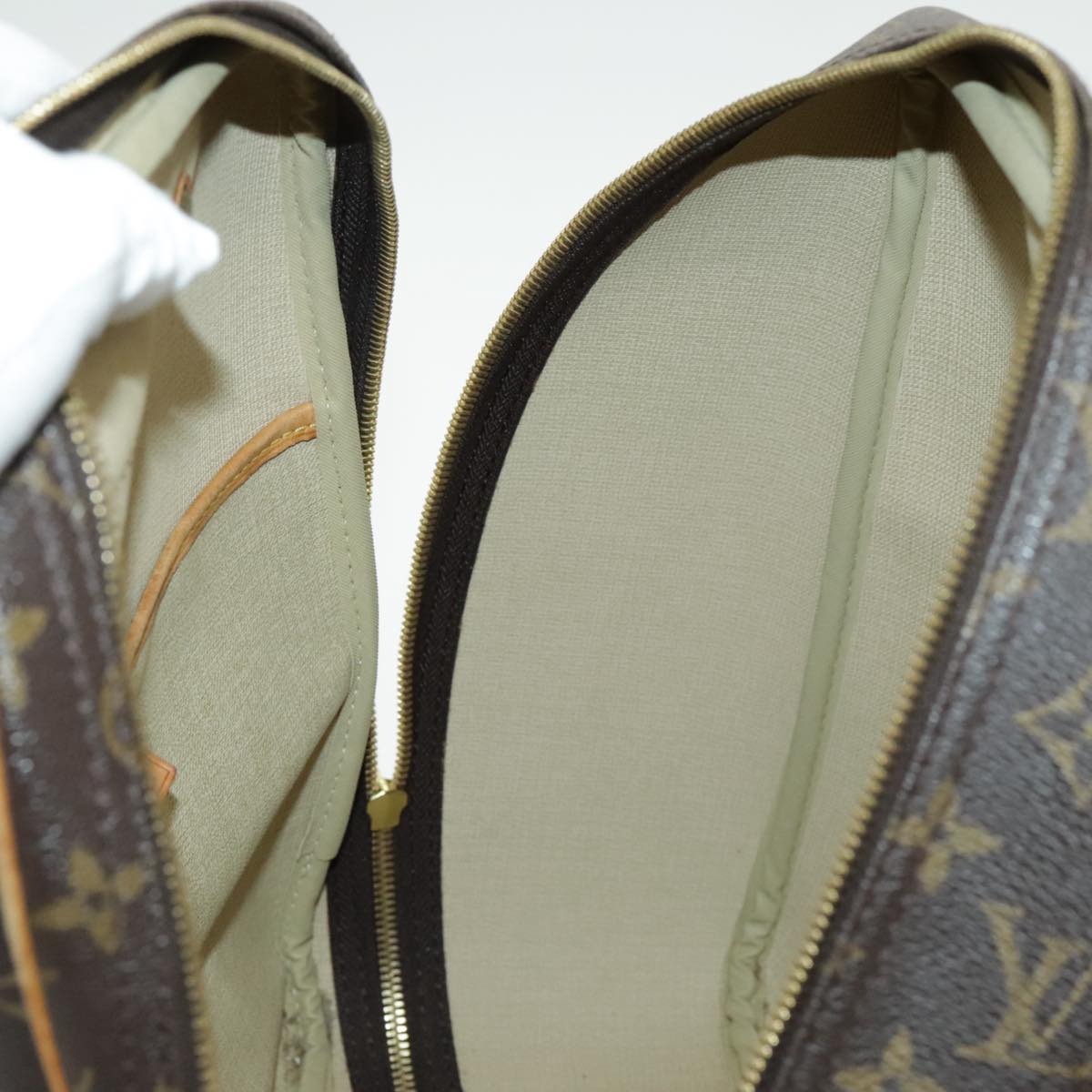 LOUIS VUITTON Monogram Excursion Hand Bag M41450 LV 97300
