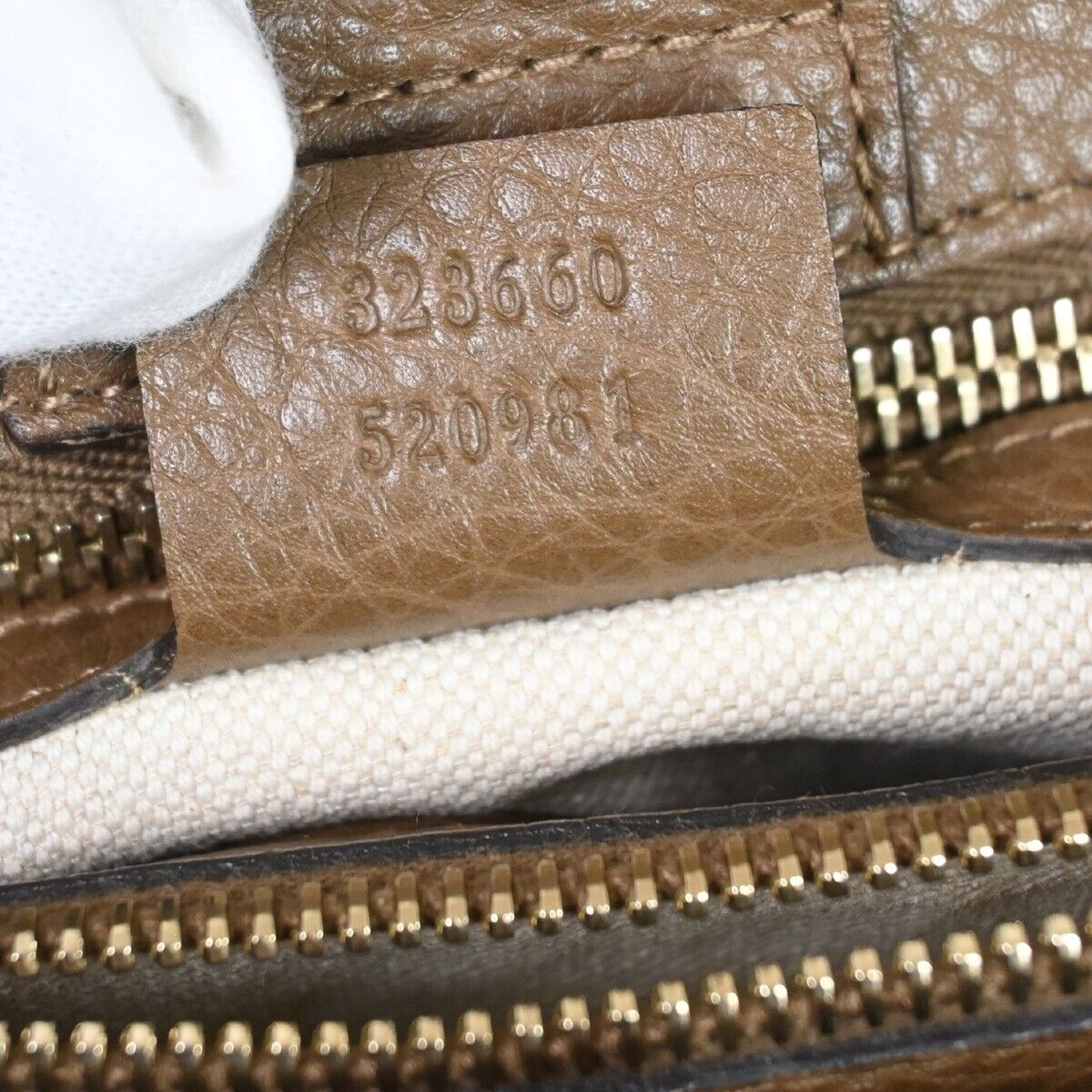 Gucci Bamboo  Leather Tote Bag ()