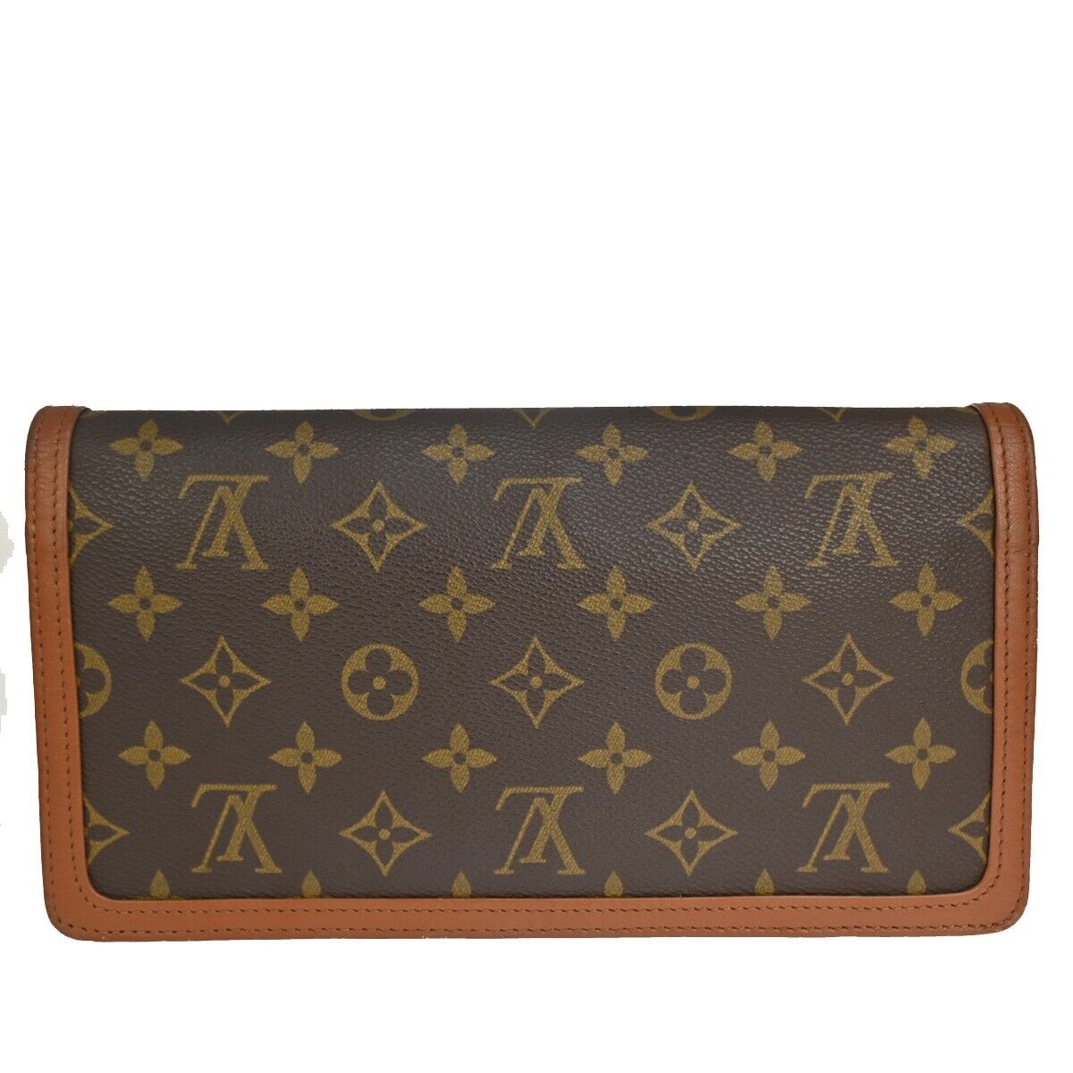 Louis Vuitton Pochette Dame  Canvas Clutch Bag ()