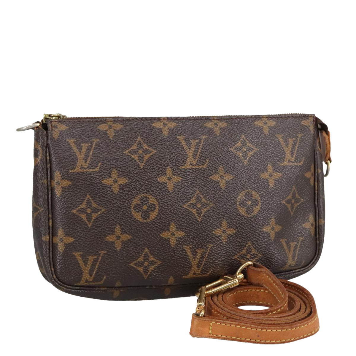 LOUIS VUITTON Monogram Pochette Accessoires Pouch M51980 LV 97330