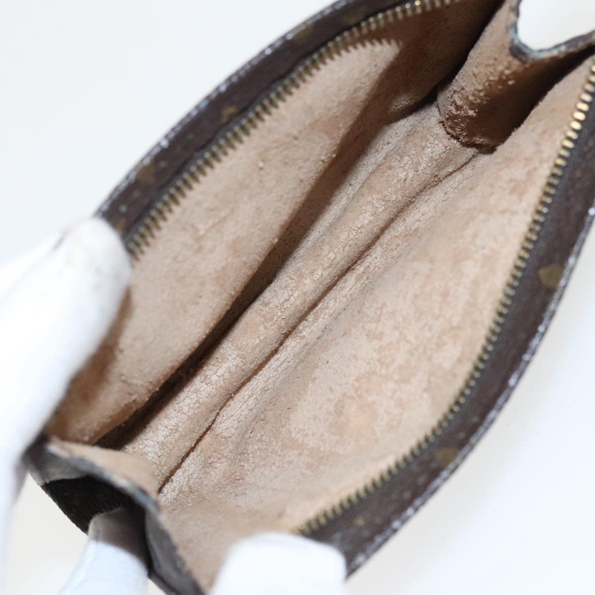 LOUIS VUITTON Monogram Poche Toilette 15 Pouch M47546 LV 97332