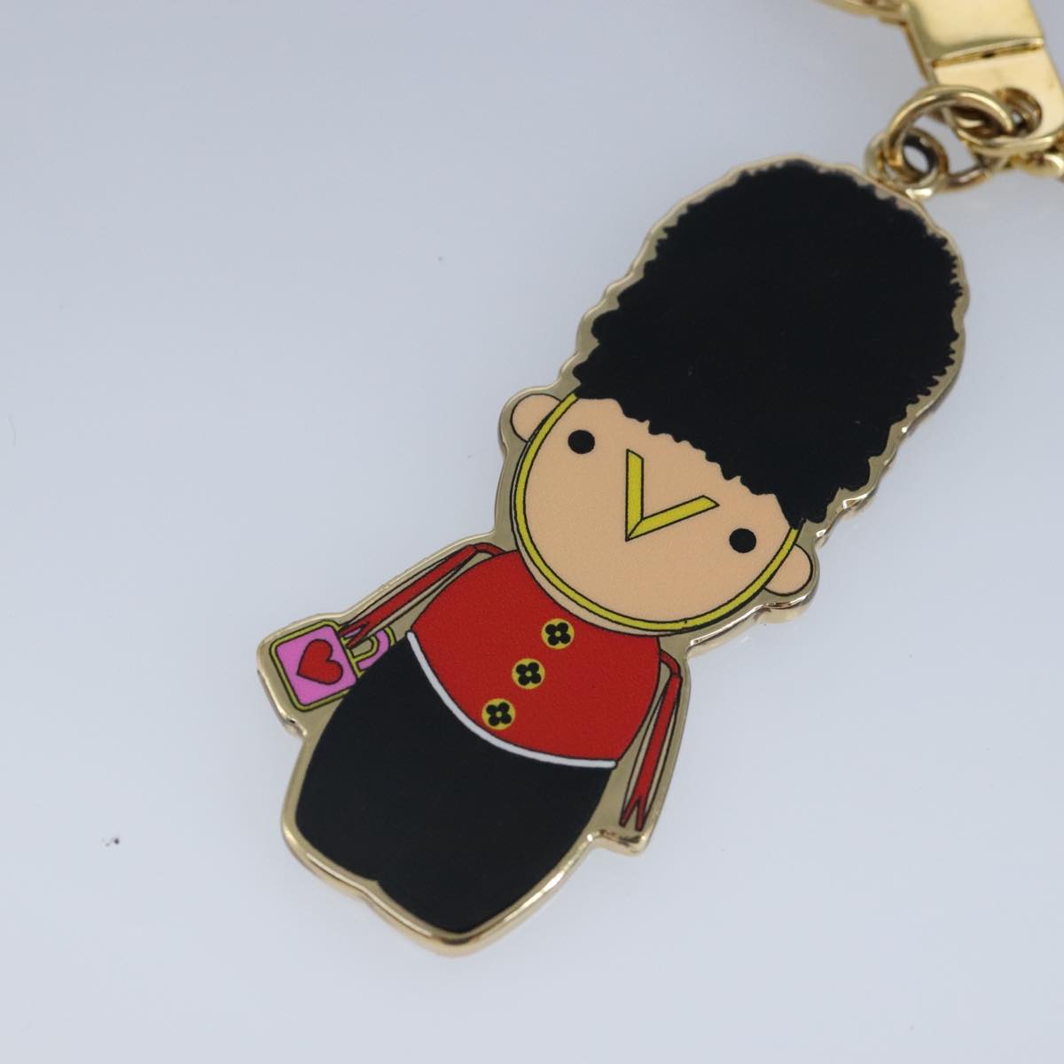 LOUIS VUITTON Monogram Vivienne BFF Christmas Chain Charm Gold M00503 97341