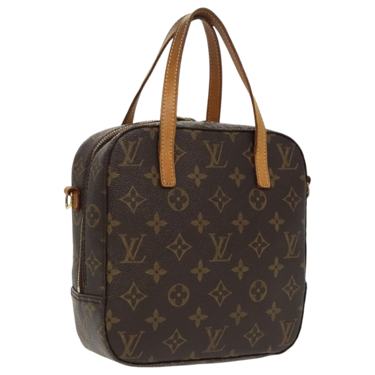 LOUIS VUITTON Monogram Spontini Hand Bag M47500 LV 97347