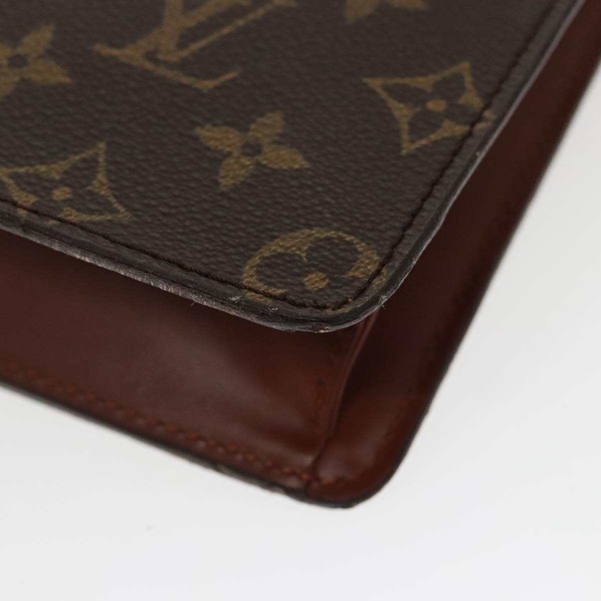 LOUIS VUITTON Monogram Pochette Homme Clutch Bag M51795 LV 97348