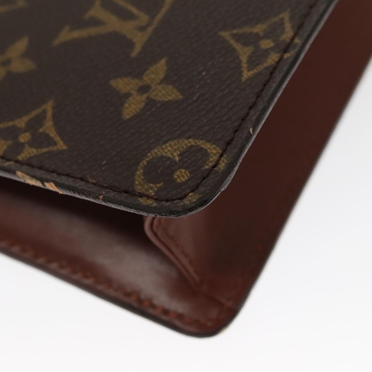 LOUIS VUITTON Monogram Pochette Homme Clutch Bag M51795 LV 97348