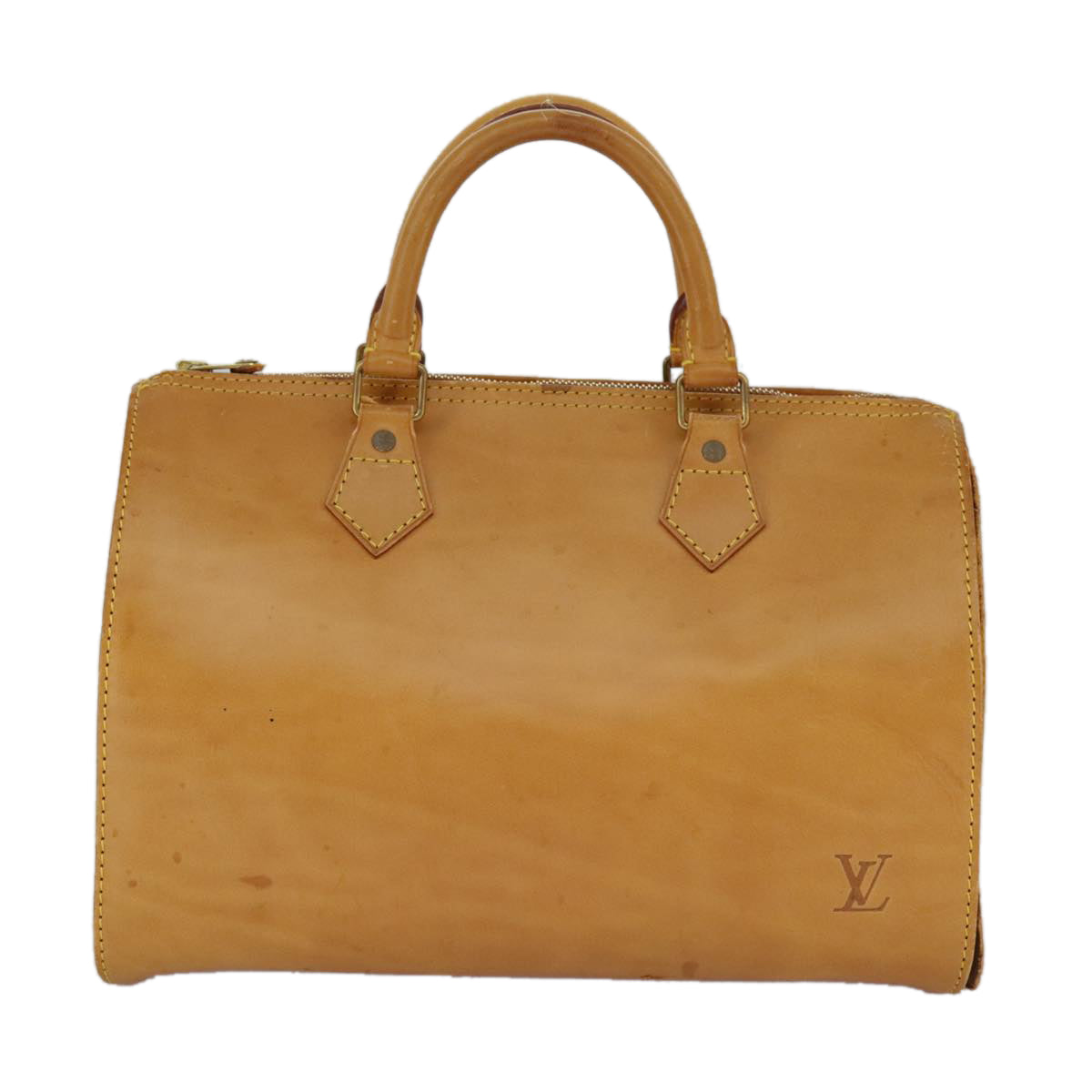 LOUIS VUITTON Nomad leather Speedy 30 Hand Bag Beige M85392 LV 97351