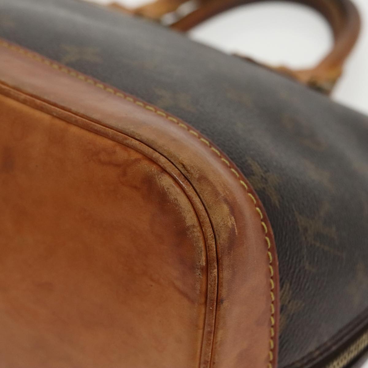 LOUIS VUITTON Monogram Alma Hand Bag M51130 LV 97354