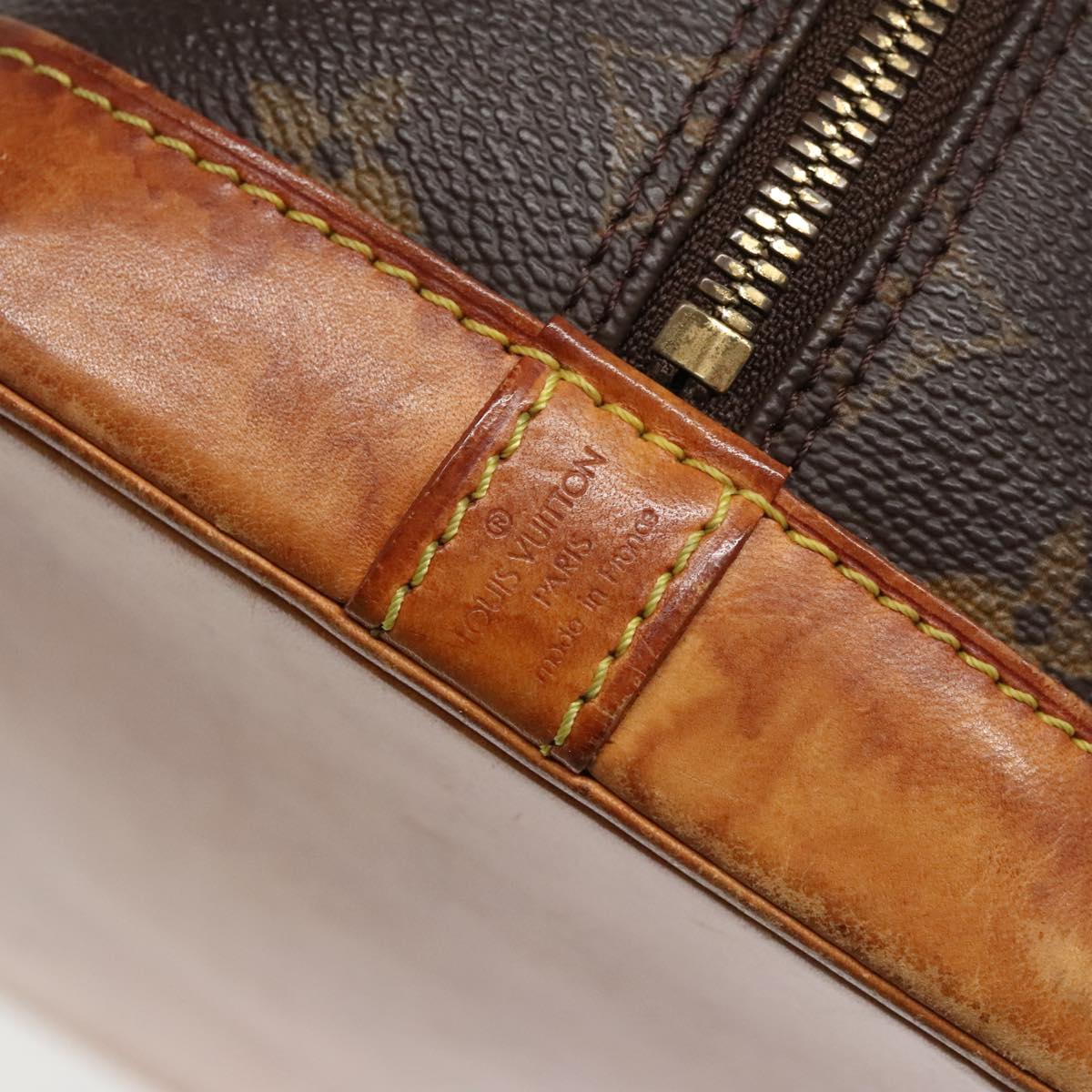 LOUIS VUITTON Monogram Alma Hand Bag M51130 LV 97354