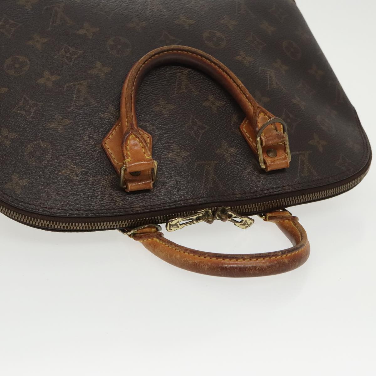 LOUIS VUITTON Monogram Alma Hand Bag M51130 LV 97354