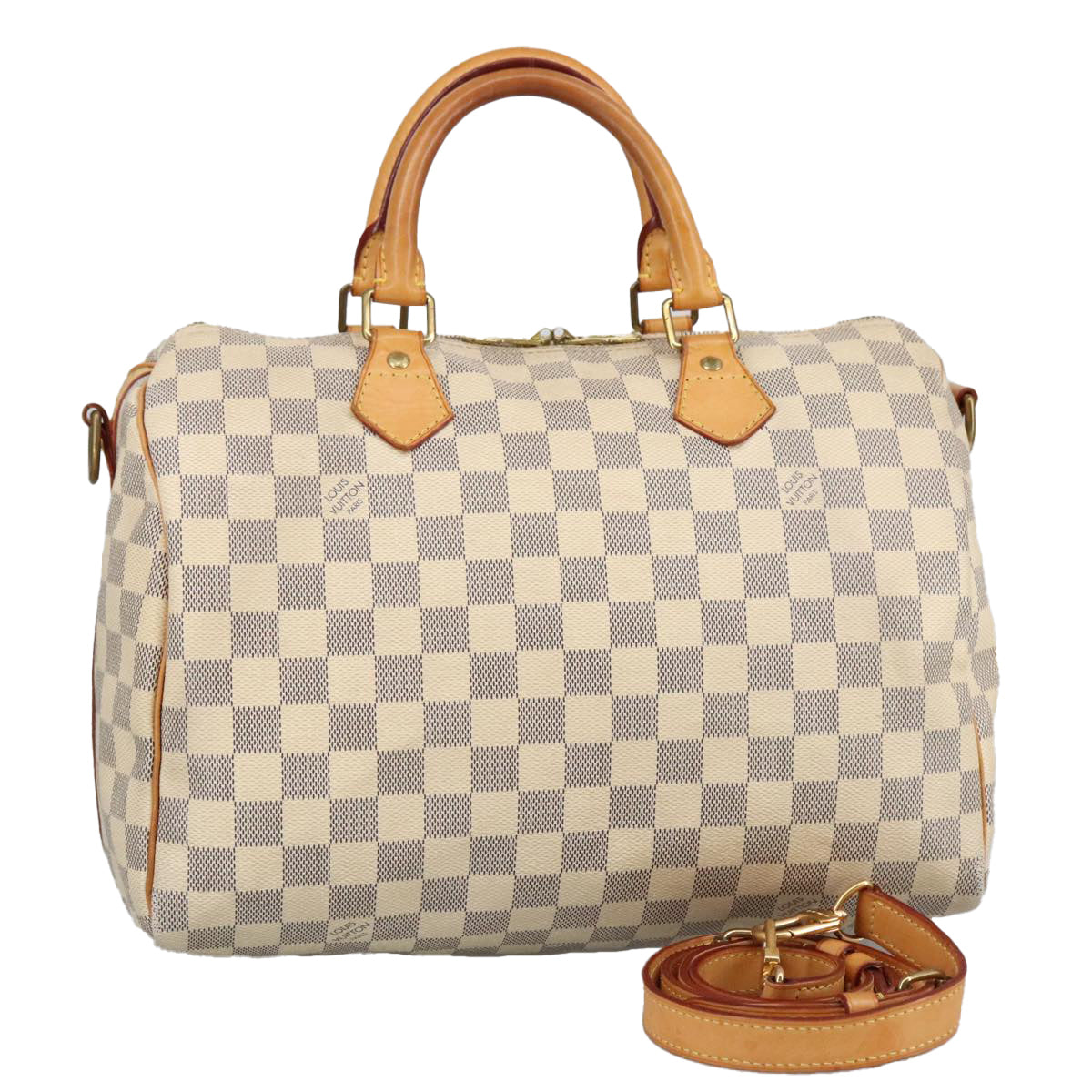 LOUIS VUITTON Damier Azur Speedy Bandouliere 30 Hand Bag 2way N41052 97356