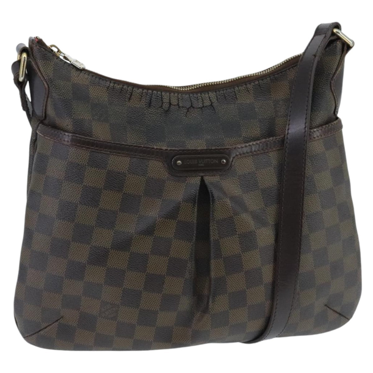 LOUIS VUITTON Damier Ebene Bloomsbury PM Shoulder Bag N42251 LV 97357