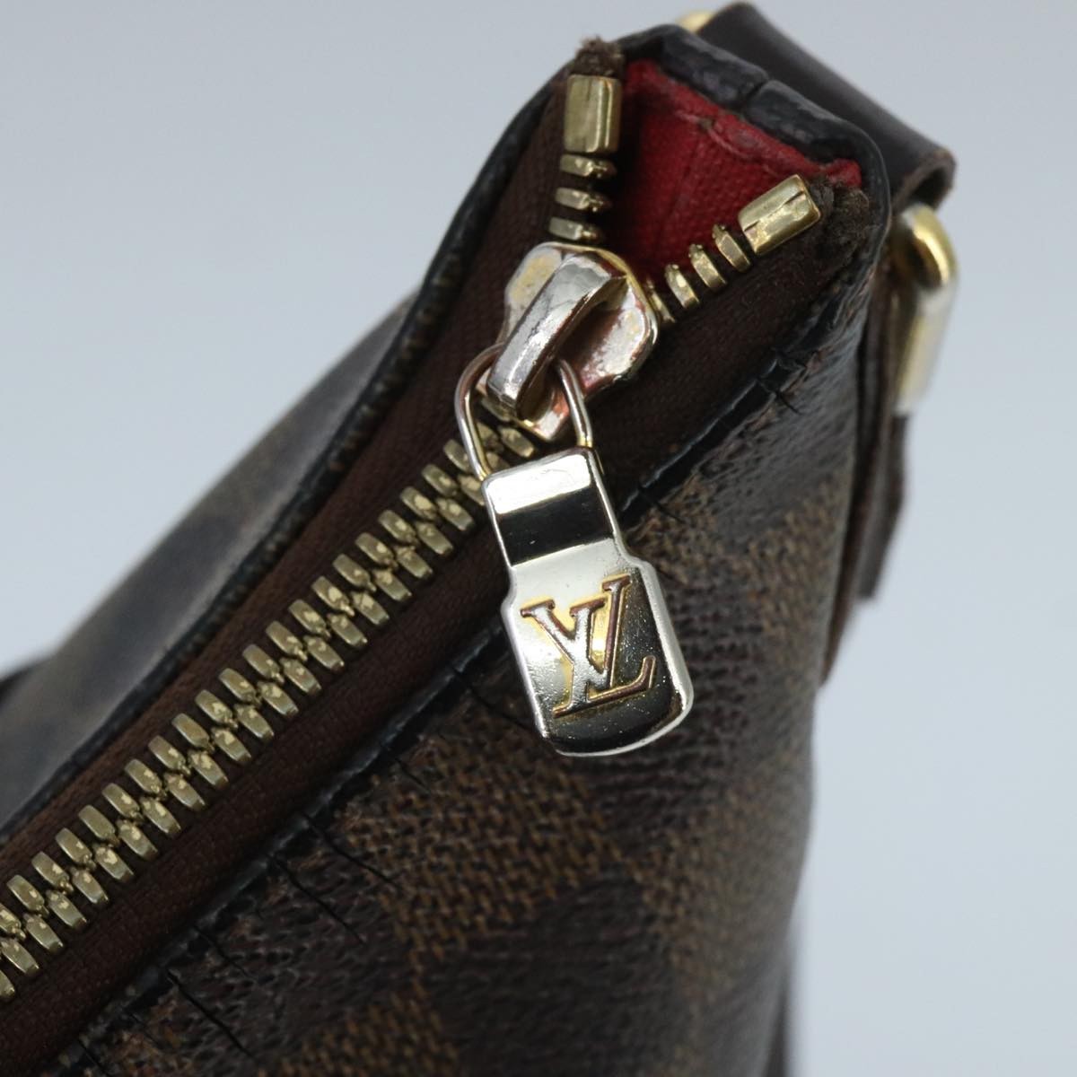 LOUIS VUITTON Damier Ebene Bloomsbury PM Shoulder Bag N42251 LV 97357