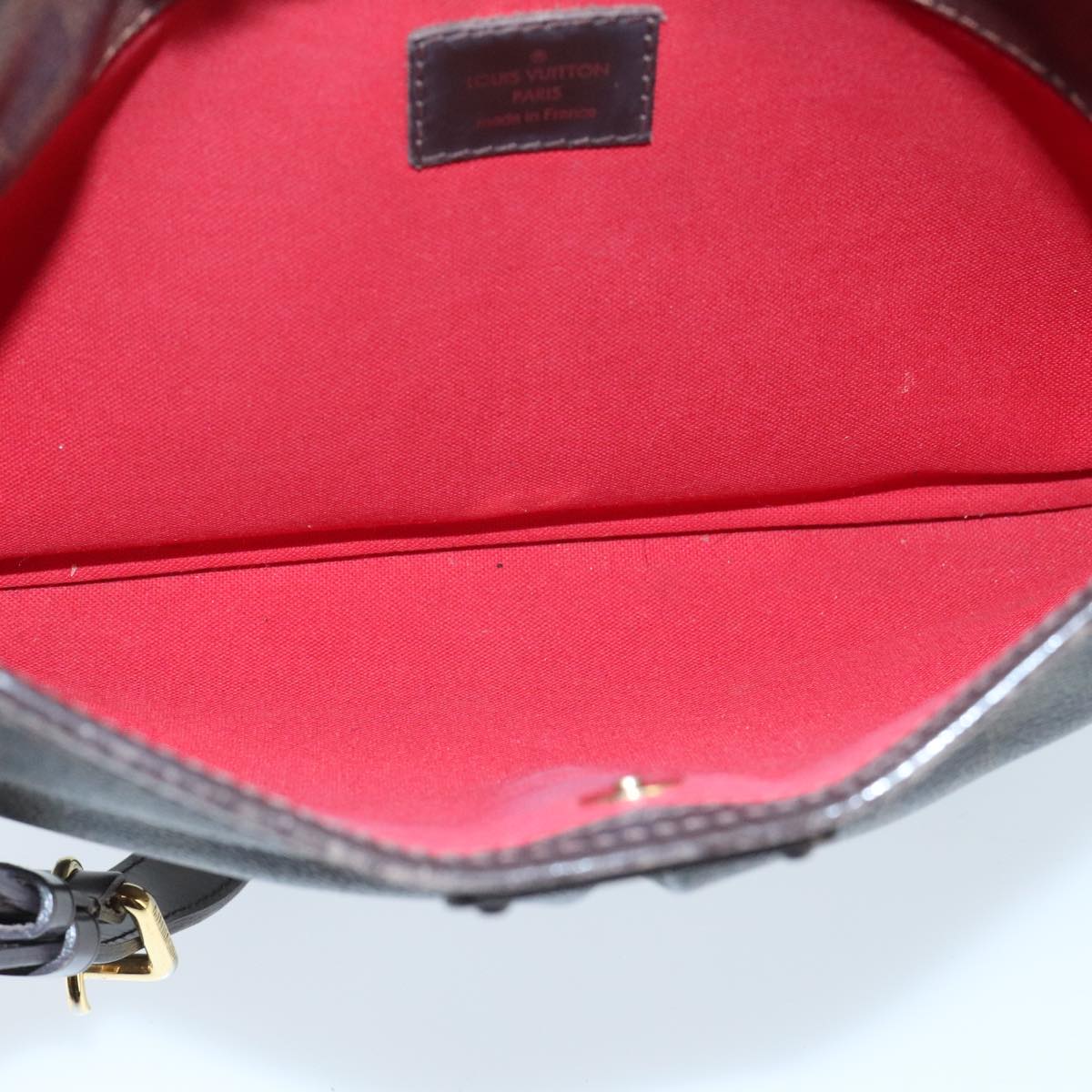 LOUIS VUITTON Damier Ebene Bloomsbury PM Shoulder Bag N42251 LV 97357