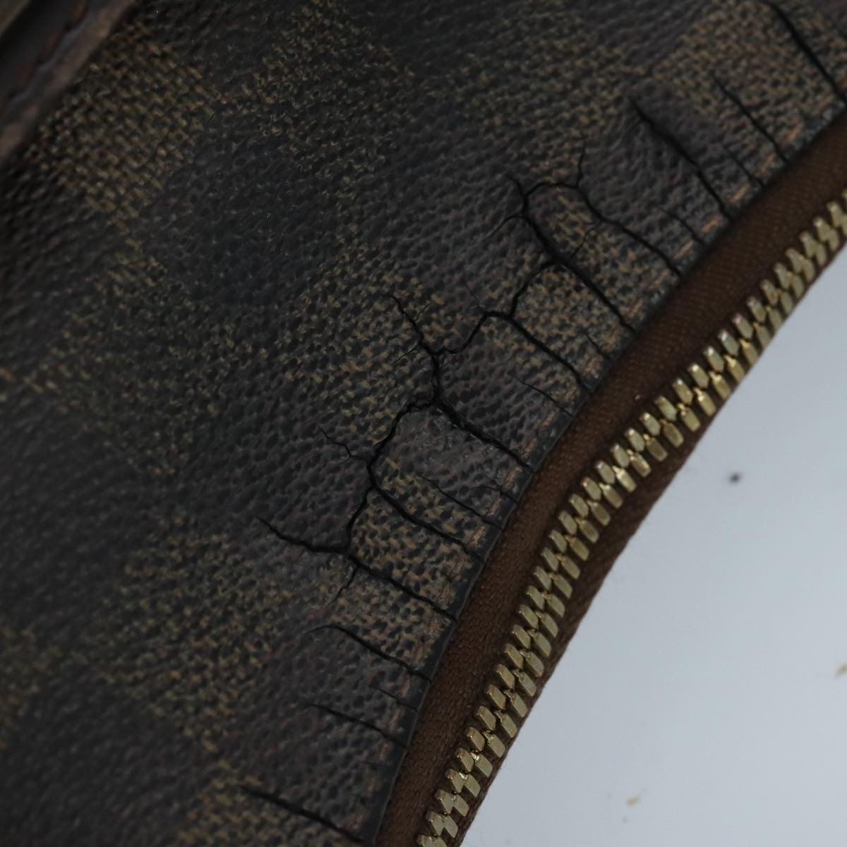 LOUIS VUITTON Damier Ebene Bloomsbury PM Shoulder Bag N42251 LV 97357
