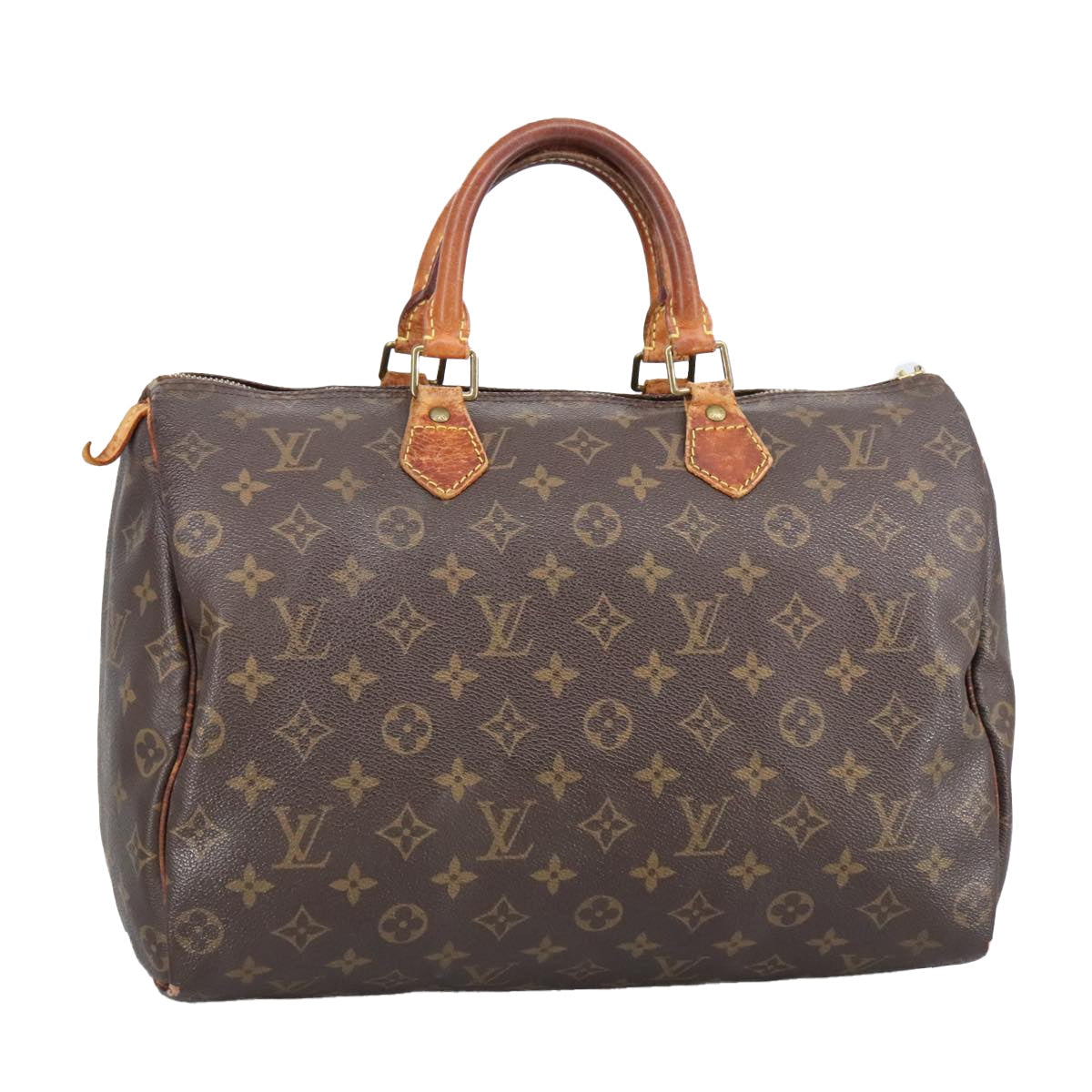 LOUIS VUITTON Monogram Speedy 35 Hand Bag M41524 LV 97364