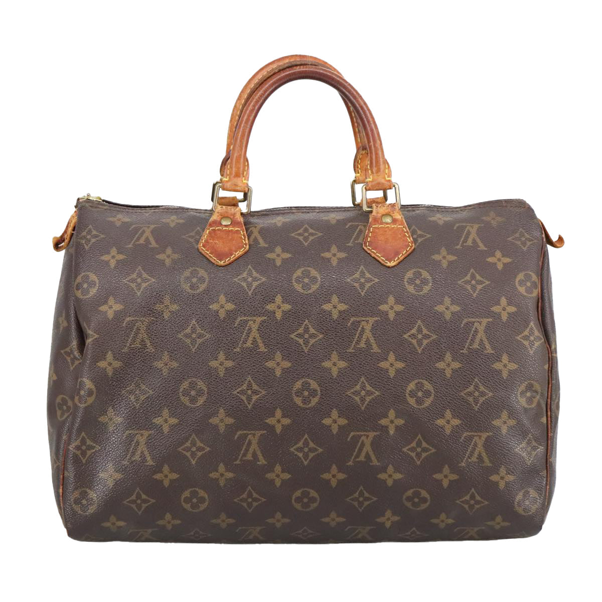 LOUIS VUITTON Monogram Speedy 35 Hand Bag M41524 LV 97364
