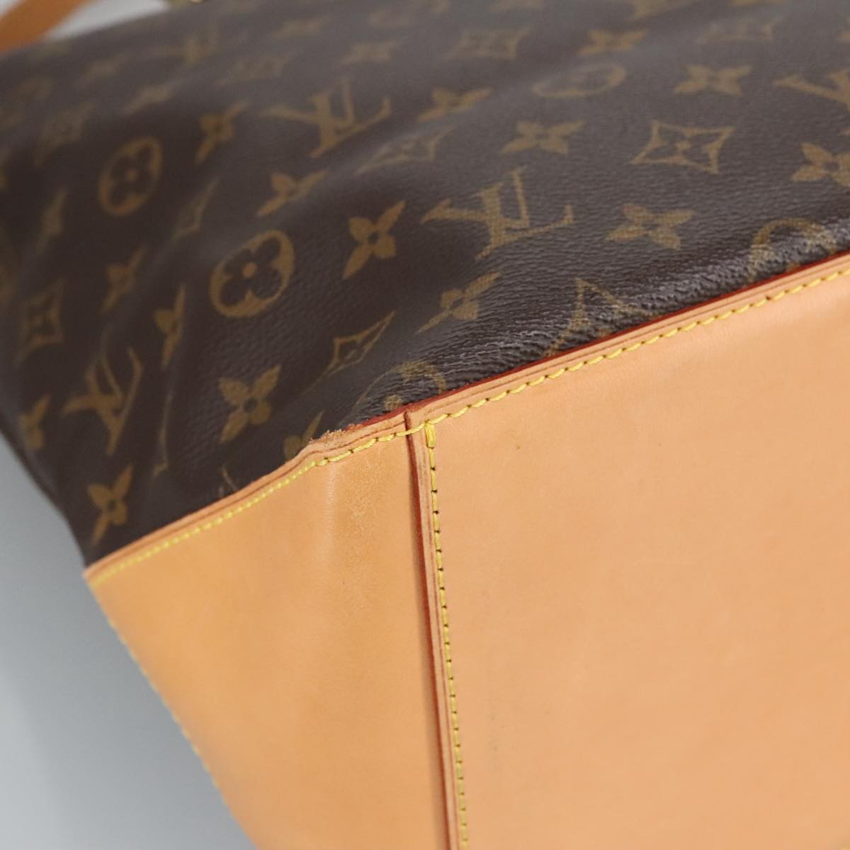 LOUIS VUITTON Monogram Cabas Mezzo Tote Bag M51151 LV 97368